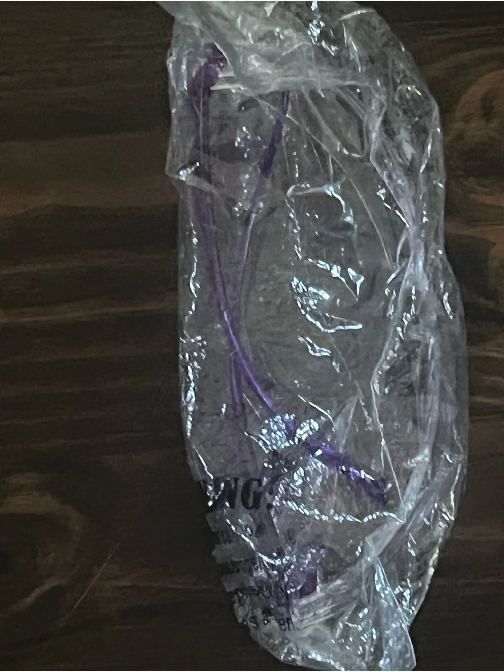 Purple Clear Plastic Kids SunGlasses